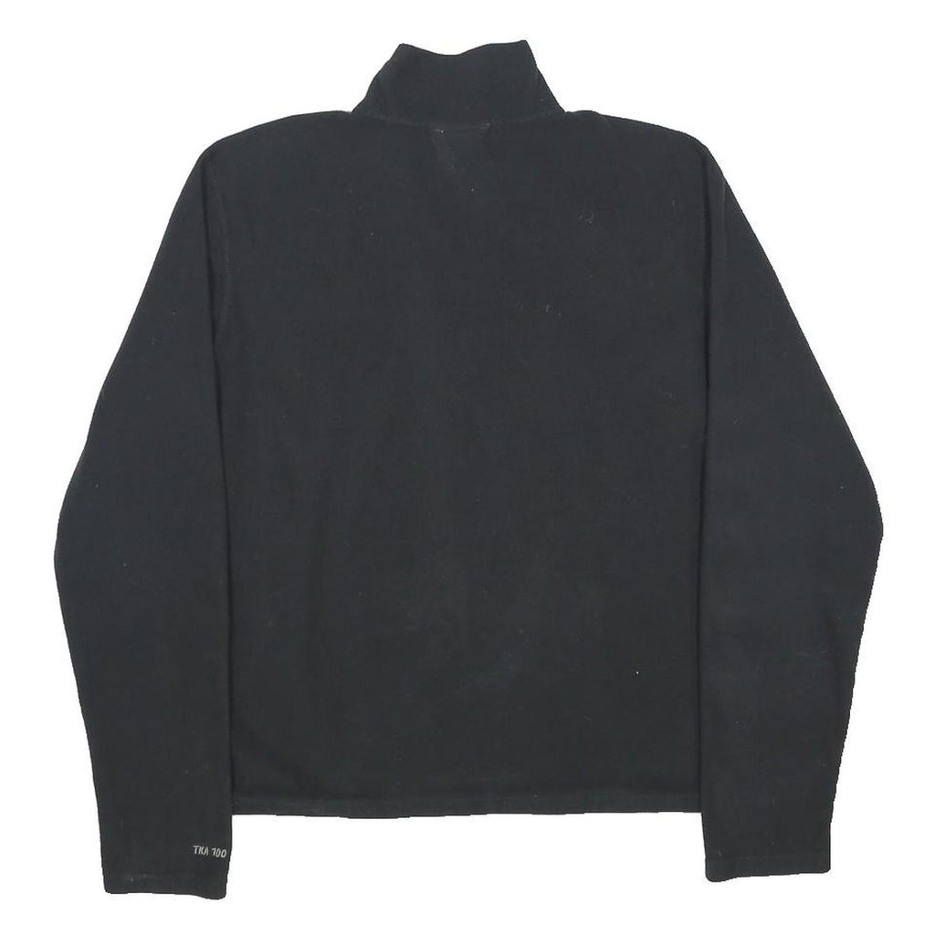 THE NORTH FACE Womens Black Fleece Pullover Plain Crew Neck Tight Knit S Outdoor