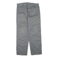 CARHARTT Mens Regular Fit Cotton Blend Grey Trousers W38 L32 Workwear Zip