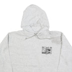 Womens Grey Bricklayers Union Local #28 Hooded Pullover XL Cotton Blend Casual