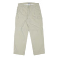 COLUMBIA Mens Cotton Blend Relaxed Cargo Trousers Beige W32 L27 Outdoor Utility