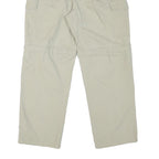 COLUMBIA Mens Cotton Blend Relaxed Cargo Trousers Beige W32 L27 Outdoor Utility