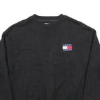 TOMMY HILFIGER Mens Sweatshirt Black XS