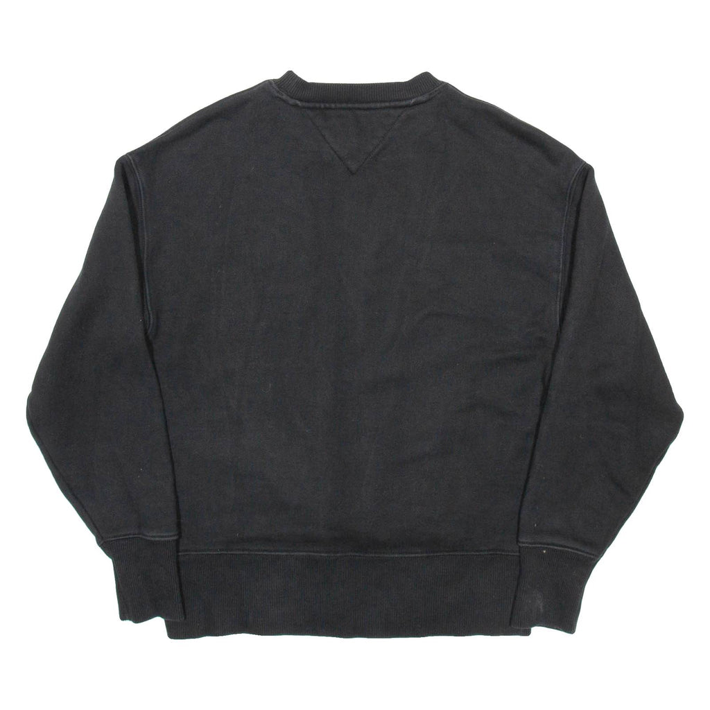 TOMMY HILFIGER Mens Sweatshirt Black XS