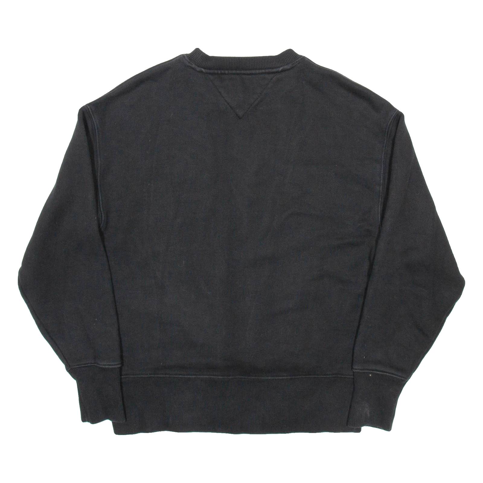 TOMMY HILFIGER Mens Sweatshirt Black XS