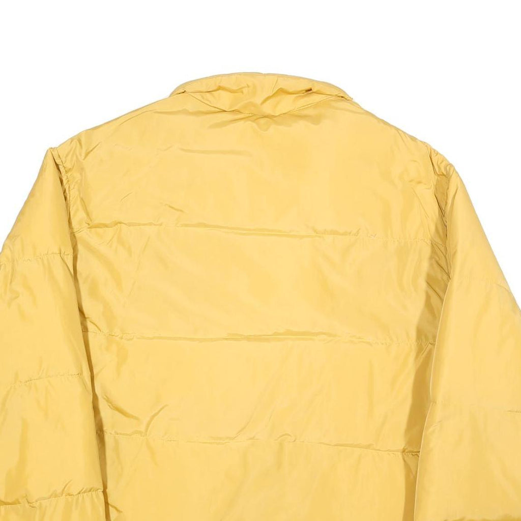 BIG STAR Mens Yellow Classic Zip Polyester Blend Puffer Jacket XL