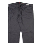 GUESS Mens Trousers Grey Regular Straight W38 L32