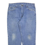 CARHARTT Mens Jeans Blue Relaxed Straight Denim Medium W38 L30 Workwear