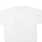 THE BEST Mens White Graphic T-Shirt L Short Sleeve Crew Neck Math Counts