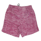 NIKE Mens Pink & White Printed Sports Casual Shorts M W30 Lightweight