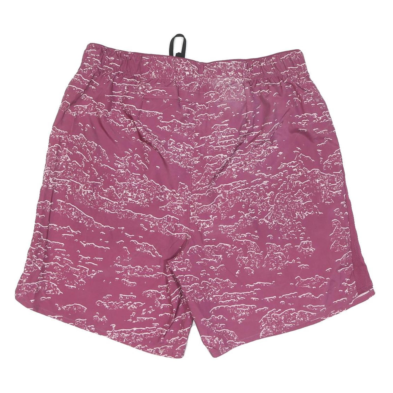 NIKE Mens Pink & White Printed Sports Casual Shorts M W30 Lightweight