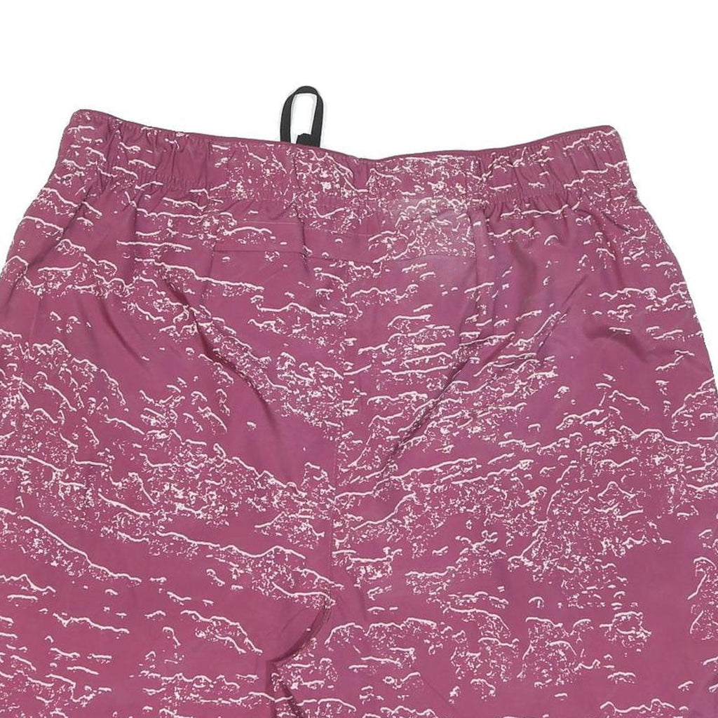 NIKE Mens Pink & White Printed Sports Casual Shorts M W30 Lightweight