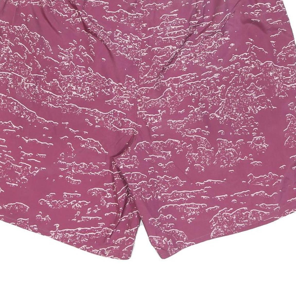 NIKE Mens Pink & White Printed Sports Casual Shorts M W30 Lightweight
