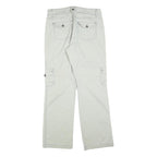 GLORIA VANDERBLIT Womens Cotton Blend Relaxed Casual Cargo Trousers W32 L32