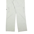 GLORIA VANDERBLIT Womens Cotton Blend Relaxed Casual Cargo Trousers W32 L32