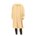 PIATTELLI BY RKZ Mens Beige Cotton Blend Button Jacket XL Classic Plain Casual