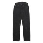 LEE Womens Black Classic Straight Denim Jeans Cotton Zip W29 L32