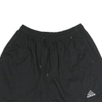 ADIDAS Mens Black Sports Shorts M W28 Polyester Drawstring Casual Athletic