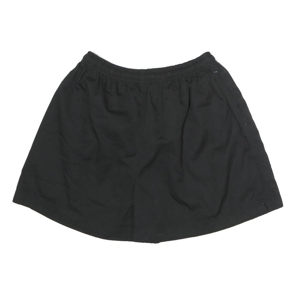 ADIDAS Mens Black Sports Shorts M W28 Polyester Drawstring Casual Athletic