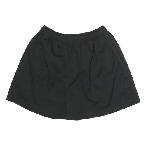 ADIDAS Mens Black Sports Shorts M W28 Polyester Drawstring Casual Athletic