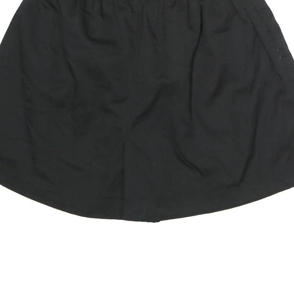 ADIDAS Mens Black Sports Shorts M W28 Polyester Drawstring Casual Athletic