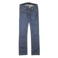 PHARD Womens Jeans Blue Slim Skinny Denim Medium W28 L32 Slim Fit Zip Pocket