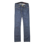 PHARD Womens Jeans Blue Slim Skinny Denim Medium W28 L32 Slim Fit Zip Pocket