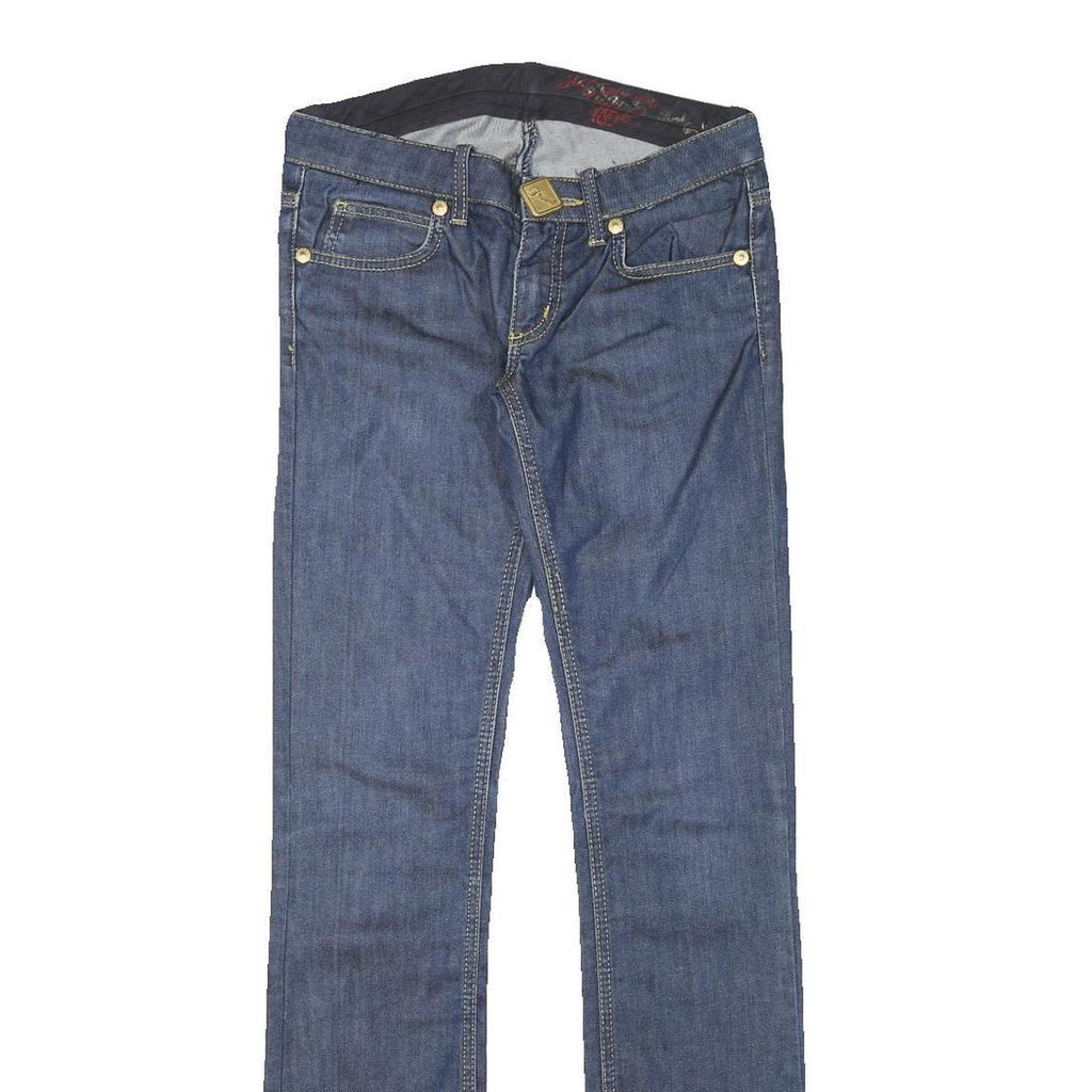 PHARD Womens Jeans Blue Slim Skinny Denim Medium W28 L32 Slim Fit Zip Pocket