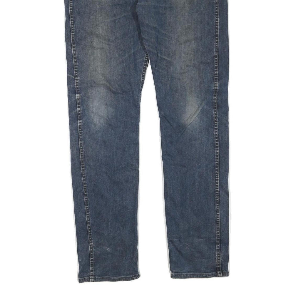 LEVI'S Mens Regular Fit Blue Denim Jeans W33 L34 Vintage Style Casual Zip