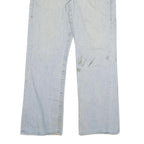 TRUE RELIGION Mens Jeans Blue Regular Straight Denim Light W36 L33 Zip Cotton