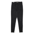 LEVI'S Mile High Big E Womens Jeans Black Slim Skinny Denim W30 L30 Stylish