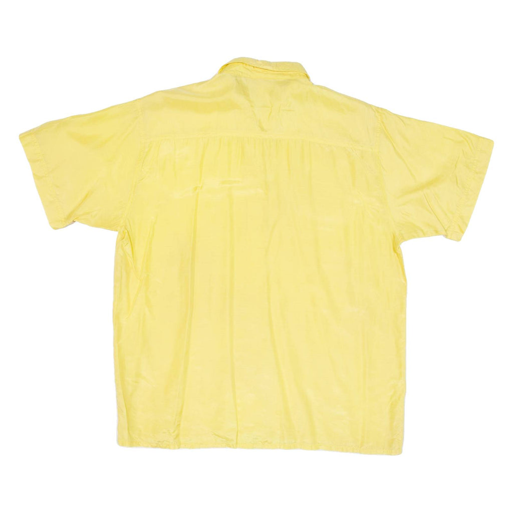 Womens Plain Shirt Yellow L