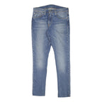 LEVI'S Mens Slim Blue Denim Light Wash Jeans W29 L27 Stretch Cotton Blend Zip