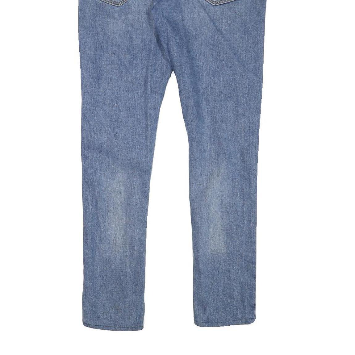 LEVI'S Mens Slim Blue Denim Light Wash Jeans W29 L27 Stretch Cotton Blend Zip