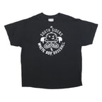 MAJESTIC Mens Black White Sox Baseball Graphic T-Shirt 2XL Short Sleeve Crew