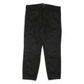 NAUTICA Mens Regular Fit Black Cotton Blend Trousers W34 L27 Zip Closure