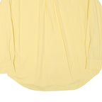 NAUTICA Mens Yellow Cotton Blend Shirt L Classic Long Sleeve Button Down