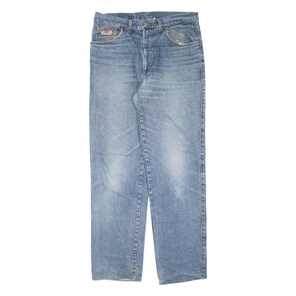 GENERAL COMPANY Mens Jeans Blue Regular Straight W34 L32