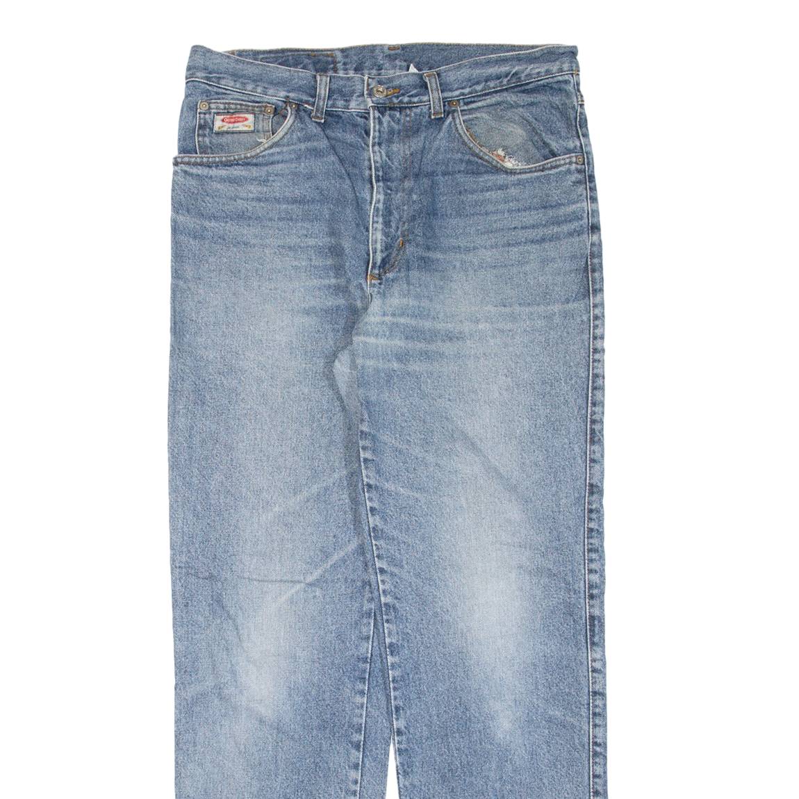 GENERAL COMPANY Mens Jeans Blue Regular Straight W34 L32