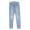LEVI'S 512 Big E Mens Slim Jeans Blue Denim W31 L34 Classic Zip Cotton Blend