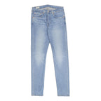 LEVI'S 512 Big E Mens Slim Jeans Blue Denim W31 L34 Classic Zip Cotton Blend