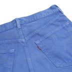 LEVI'S Womens Blue Casual Denim Shorts M W30 Frayed Hem Relaxed Fit Cotton