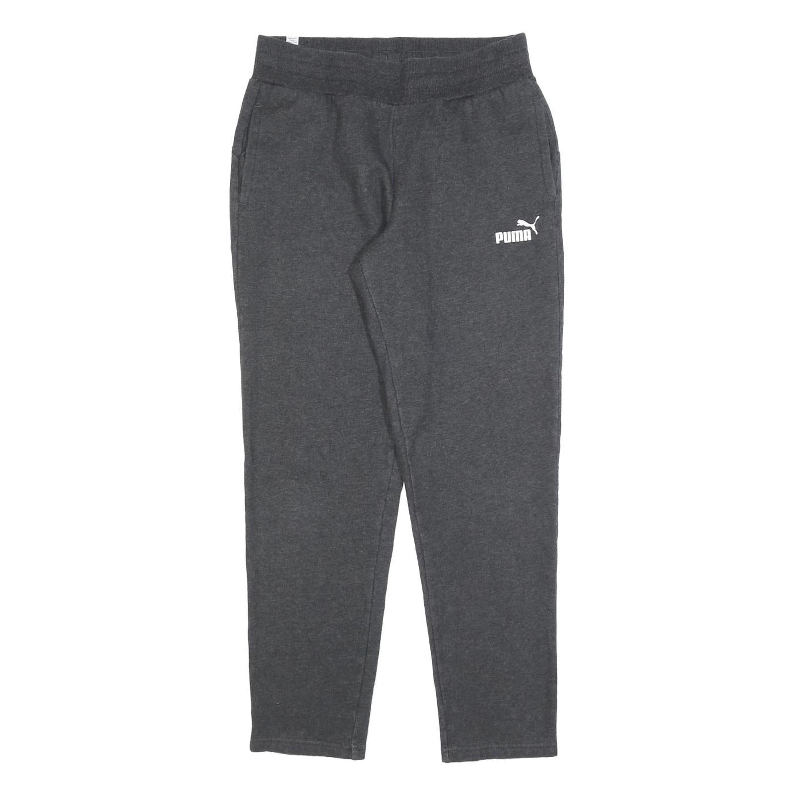 PUMA Mens Joggers Black Slim Tapered S W28 L28 Sportswear Casual Track Pants
