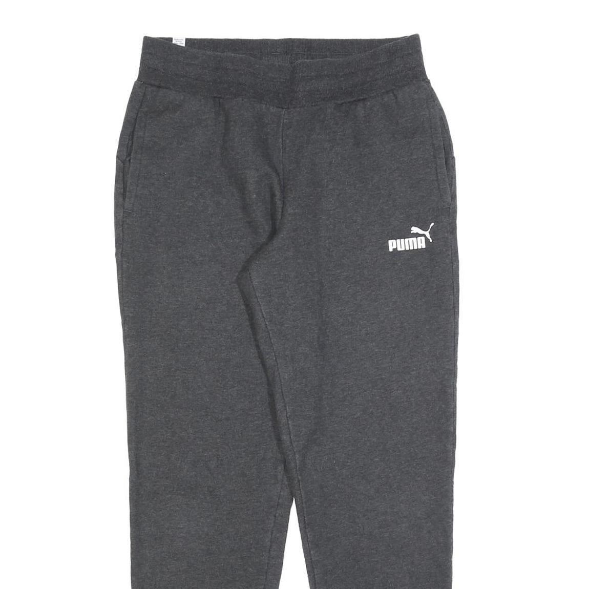 PUMA Mens Joggers Black Slim Tapered S W28 L28 Sportswear Casual Track Pants