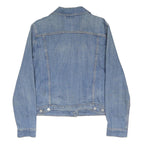 LEVI'S Girls Blue Denim Button Jacket XL Cotton Blend Classic Fit Jean Style