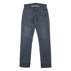 LEVI'S 501 Mens Jeans Blue Regular Straight Denim Medium W32 L34 Classic Button
