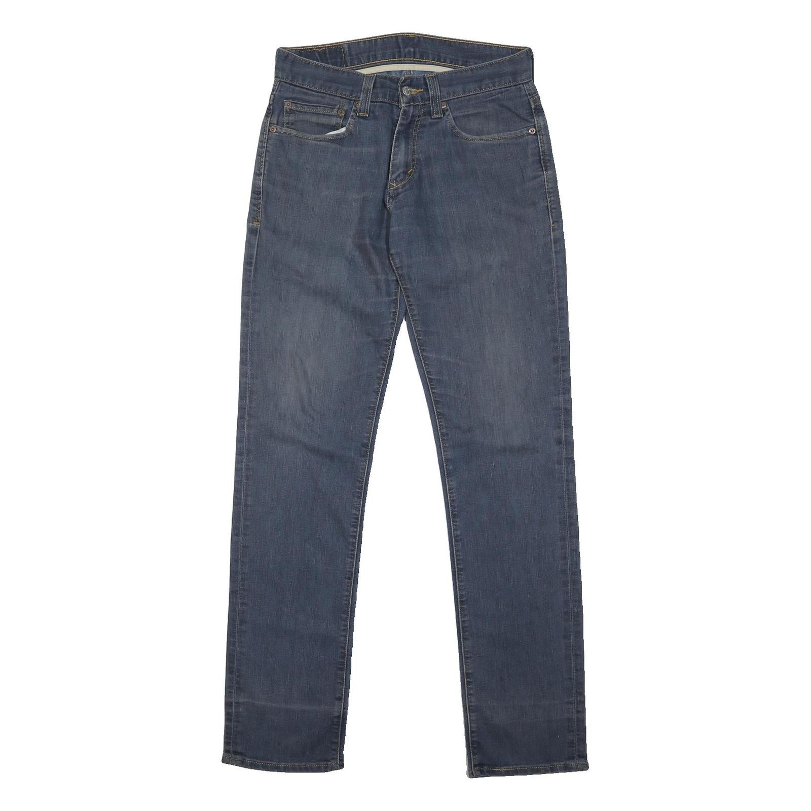 LEVI'S 501 Mens Jeans Blue Regular Straight Denim Medium W32 L34 Classic Button
