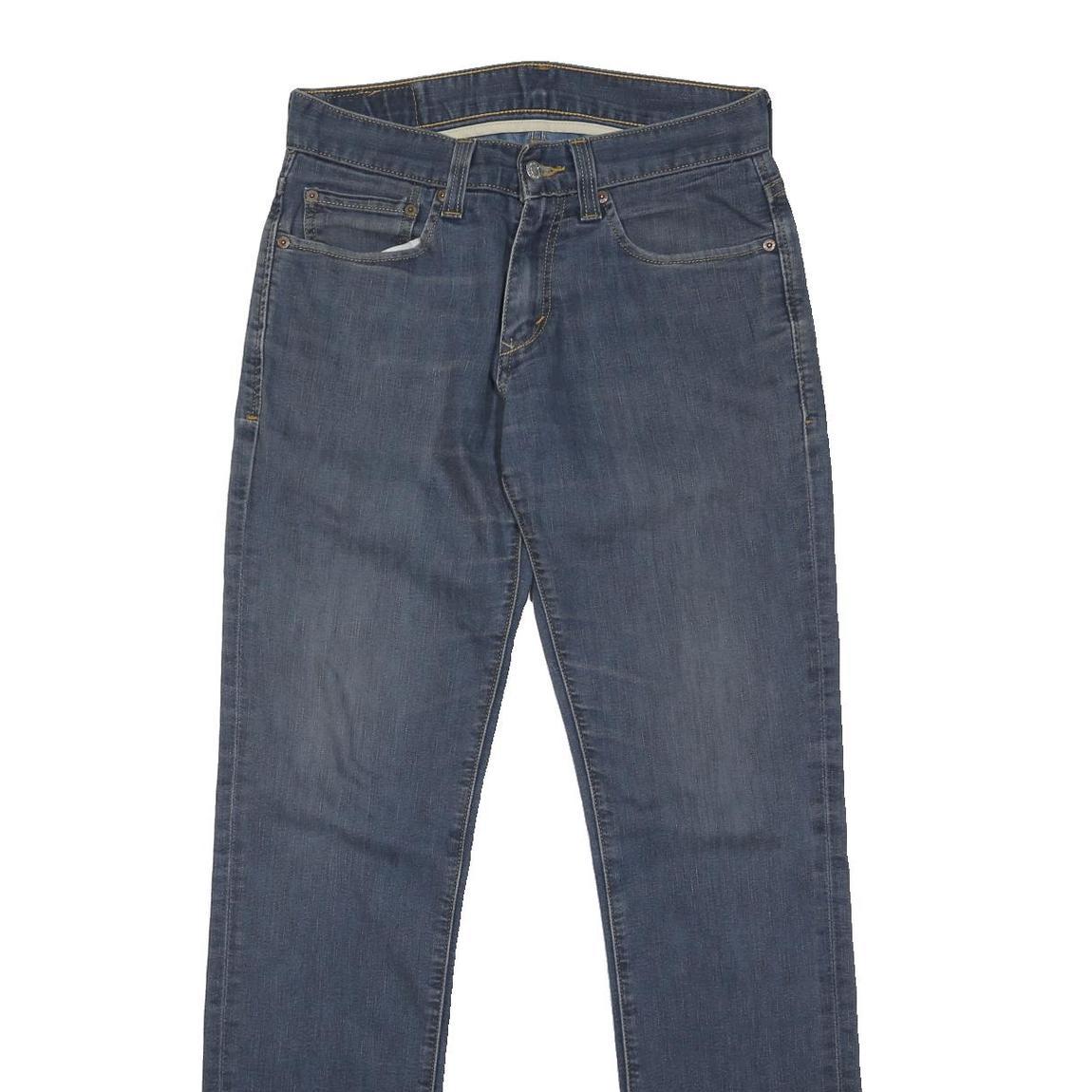 LEVI'S 501 Mens Jeans Blue Regular Straight Denim Medium W32 L34 Classic Button
