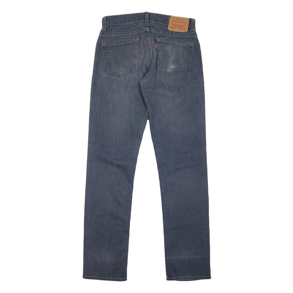 LEVI'S 501 Mens Jeans Blue Regular Straight Denim Medium W32 L34 Classic Button