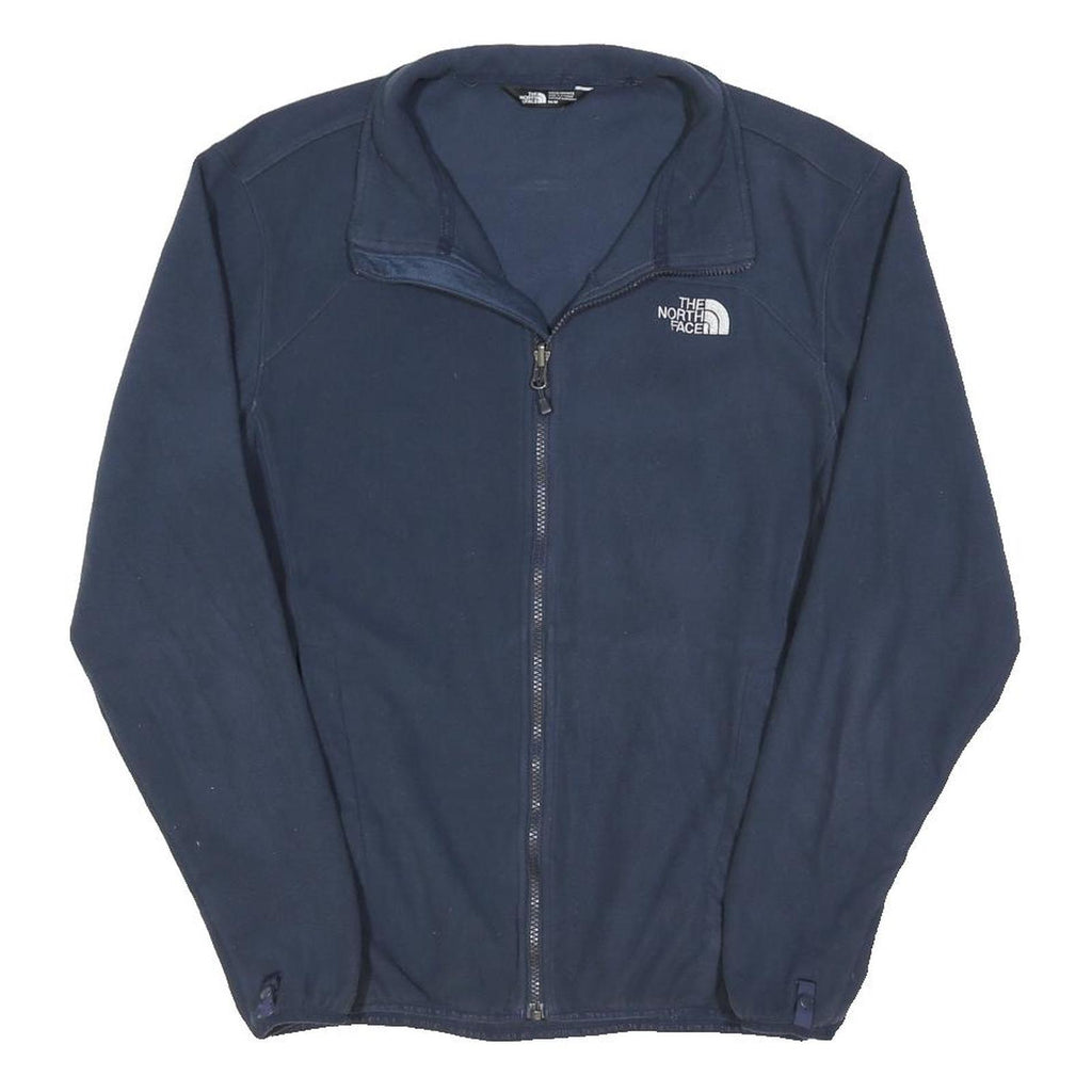 THE NORTH FACE Mens Navy Blue Jacket M Polyester Blend Zip Outdoor Casual