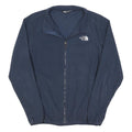 THE NORTH FACE Mens Navy Blue Jacket M Polyester Blend Zip Outdoor Casual